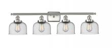 Innovations Lighting 916-4W-SN-G74 - Large Bell 4 Light Bath Vanity Light