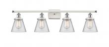 Innovations Lighting 916-4W-WPC-G62 - Small Cone 4 Light Bath Vanity Light