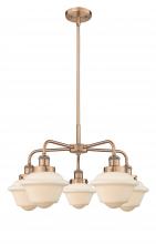 Innovations Lighting 916-5CR-AC-G531 - Oxford Antique Copper Chandelier