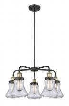  916-5CR-BAB-G192 - Bellmont - 5 Light - 25 inch - Black Antique Brass - Chandelier