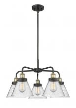  916-5CR-BAB-G44 - Cone - 5 Light - 26 inch - Black Antique Brass - Chandelier