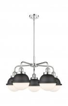 Innovations Lighting 916-5CR-PC-HFS-61-BK - Ballston Urban - 5 Light - 26 inch - Polished Chrome - Chandelier