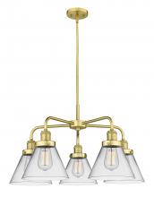 Innovations Lighting 916-5CR-SG-G42 - Cone - 5 Light - 26 inch - Satin Gold - Chandelier