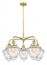 Innovations Lighting 916-5CR-SG-G664-7 - Bullet - 5 Light - 24 inch - Satin Gold - Chandelier