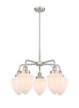 Innovations Lighting 916-5CR-SN-G661-7 - Bullet - 5 Light - 24 inch - Satin Nickel - Chandelier