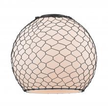 Innovations Lighting G121-8CBK - Farmhouse Chicken Wire Glass