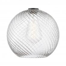 Innovations Lighting G1214-12 - Extra Large Twisted Swirl Glass