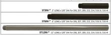 Innovations Lighting ST-12M-BK - 5/8" Threaded Replacement Stems