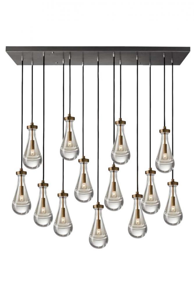 Loft Pendant Aged Brass/Black