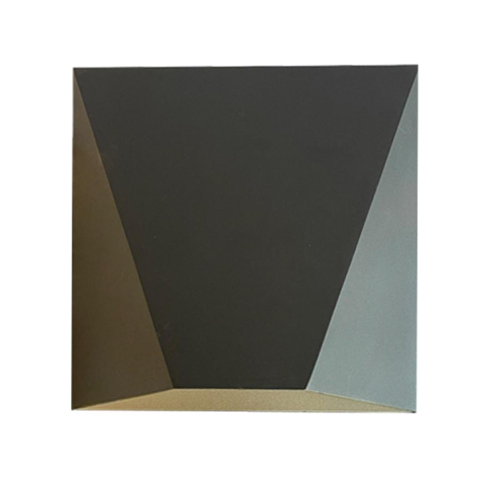 Outdoor Wall Light Black/Nickel Die-Cast Aluminum