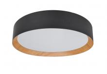 Vinci Lighting Inc. FM9415-BKG - Flush Mount Black/Wood Grain