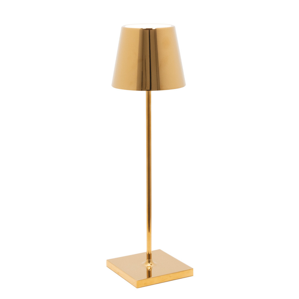 Poldina Glossy Table Lamp - Glossy Gold