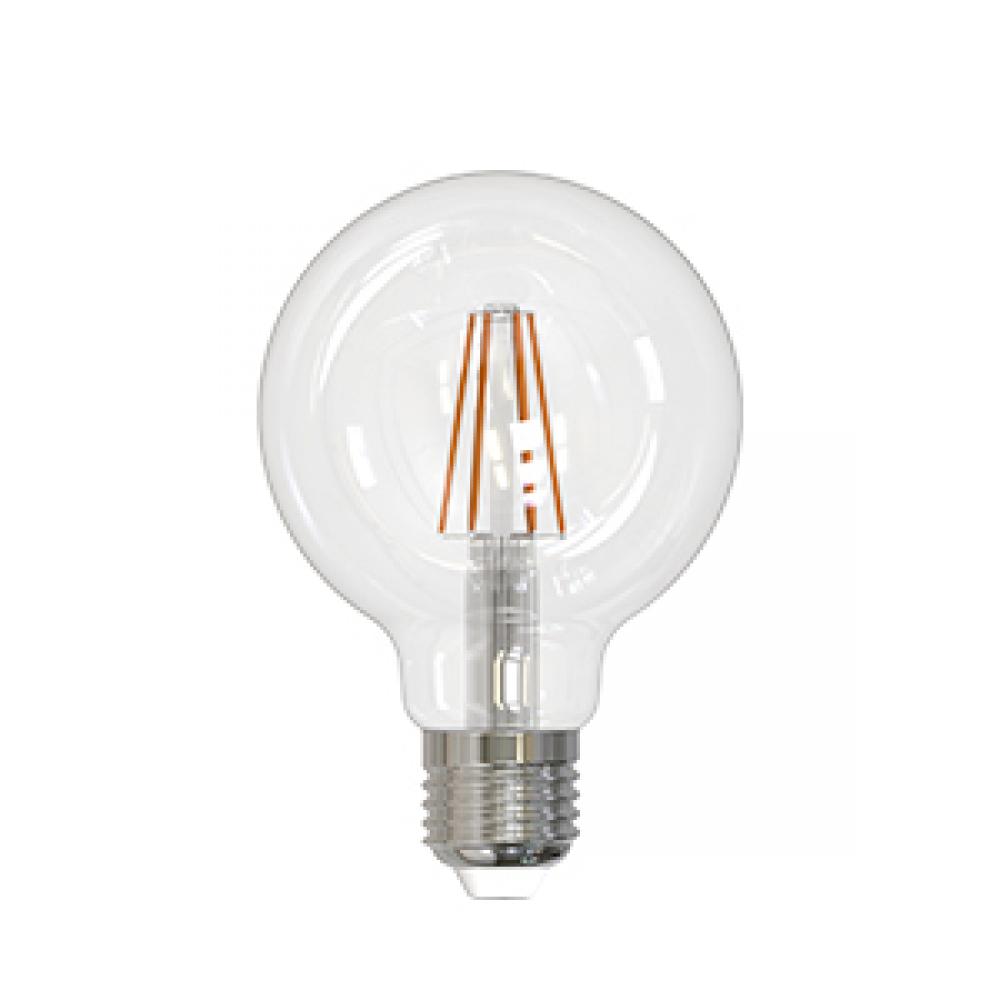 LED Filament Lamp G25 S3 E26 Base 4.5W 320° 120V 30K Clear Oblique Dim 4 50LM Standard