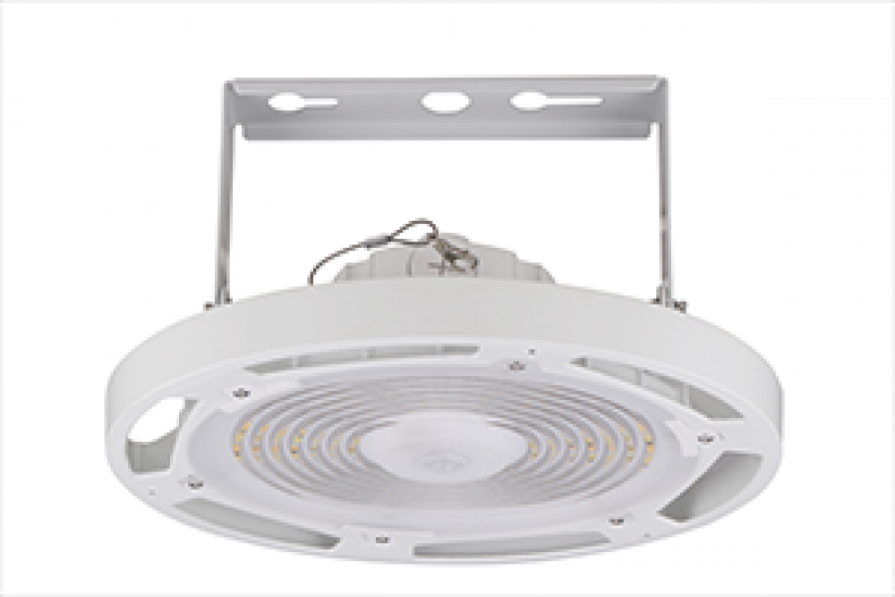 ROUND LED INDUSTRIAL HIGHBAYS WHITE TRUNNION 100-180W L1RUH AND L1RVH