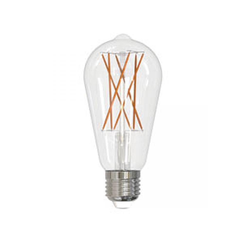 LED Filament Lamp ST19 E26 Base 4.5W 120V 27K 450LM Clear Spiral Dim Sta ndard DESIGN