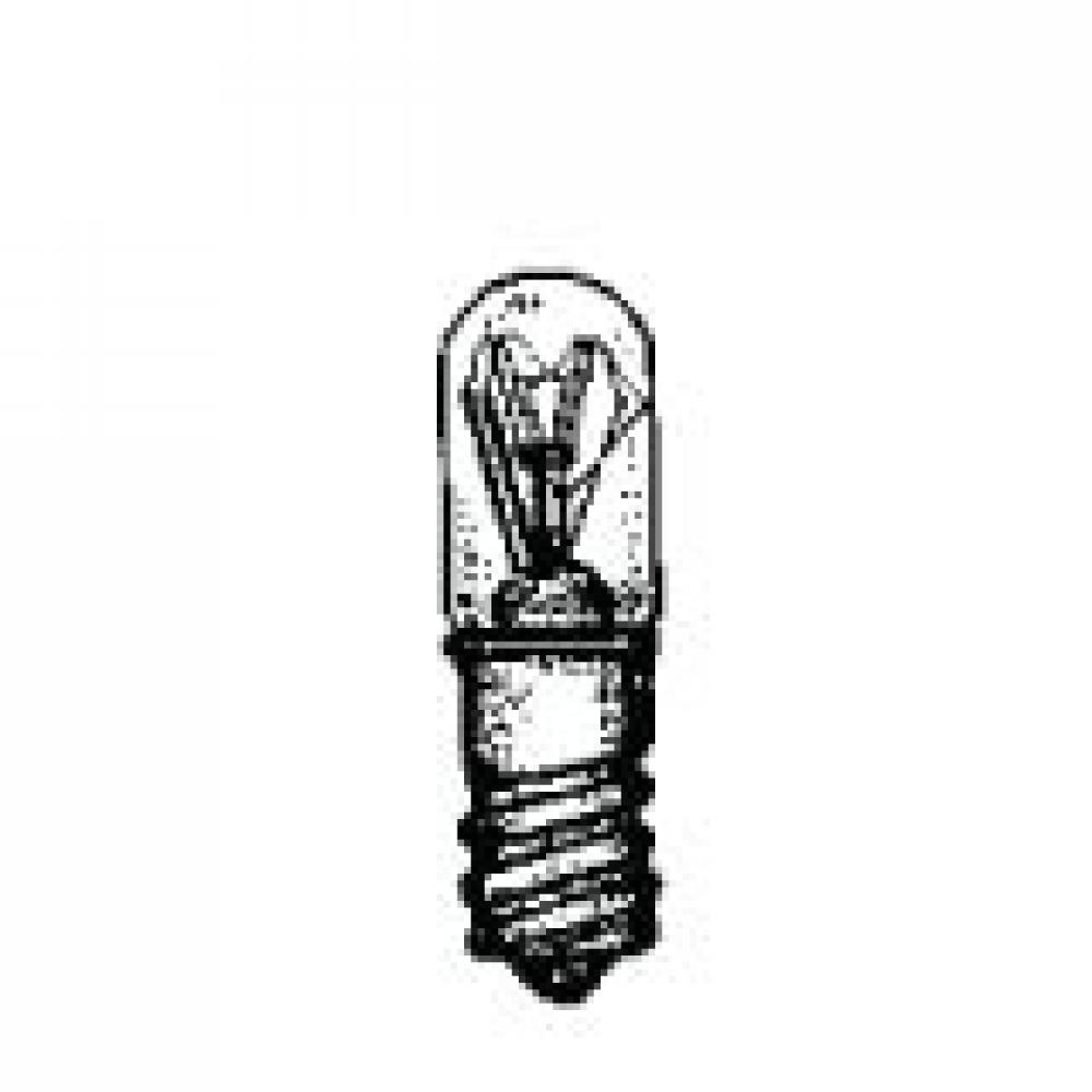 MINIATURE LAMP ANSI:750 T-3.25 55V 0.05A 2.75W MINIATURE SCREW E10 CLEAR 10 PACK STD