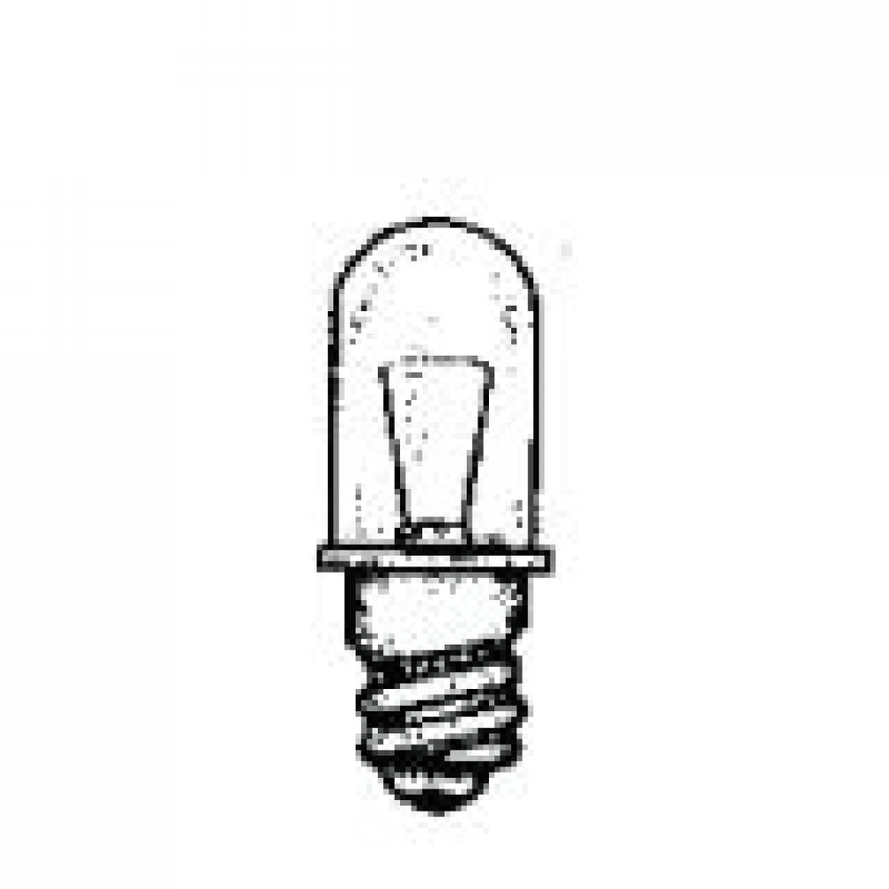 MINIATURE LAMP ANSI:1832 T-3.25 37.5V 0.05A 1.85W MINIATURE SCREW E10 CL EAR STD