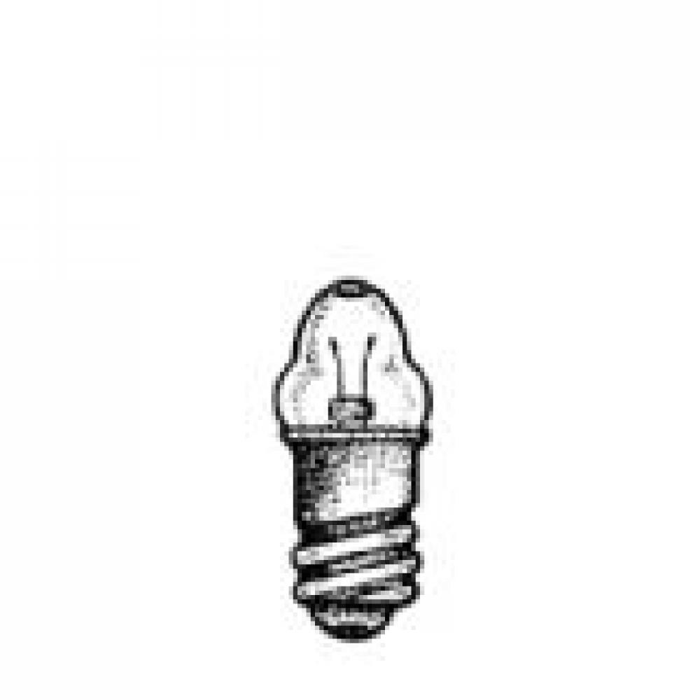 MINIATURE LAMP ANSI:222 TL-3 2.25V 0.25A 0.56W MINIATURE SCREW E10 CLEAR STD