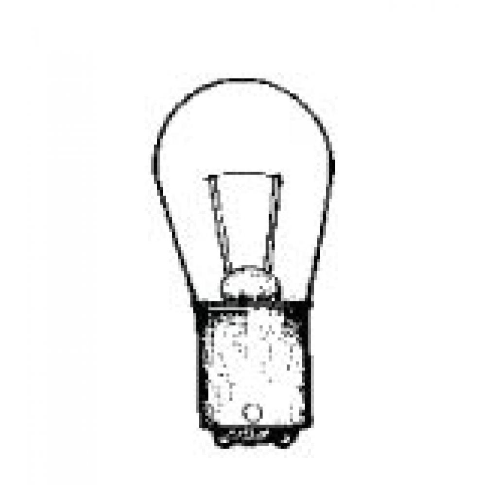 MINIATURE LAMP ANSI:308 S-8 28V 0.67A 18.76W BA15d CLEAR STD