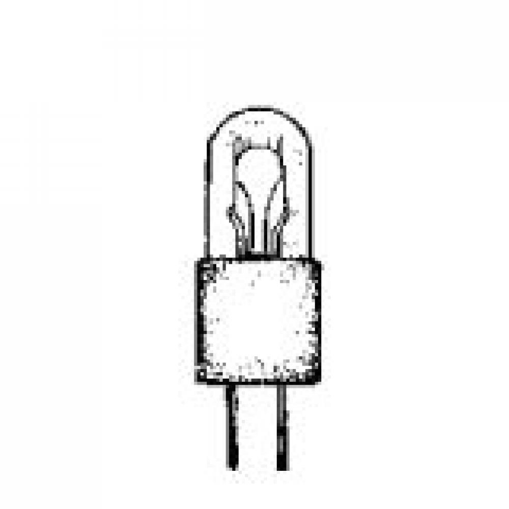 MINIATURE LAMP ANSI:7876 T-1.75 28V 0.06A BIPIN G4 CLEAR 10 PACK STD