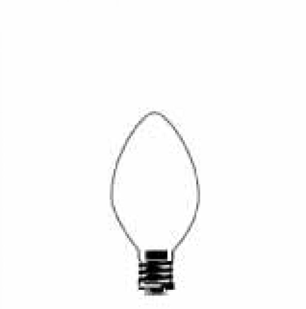 CHRISMAS LAMPS 5W C7.5 E12 120V CLEAR STD