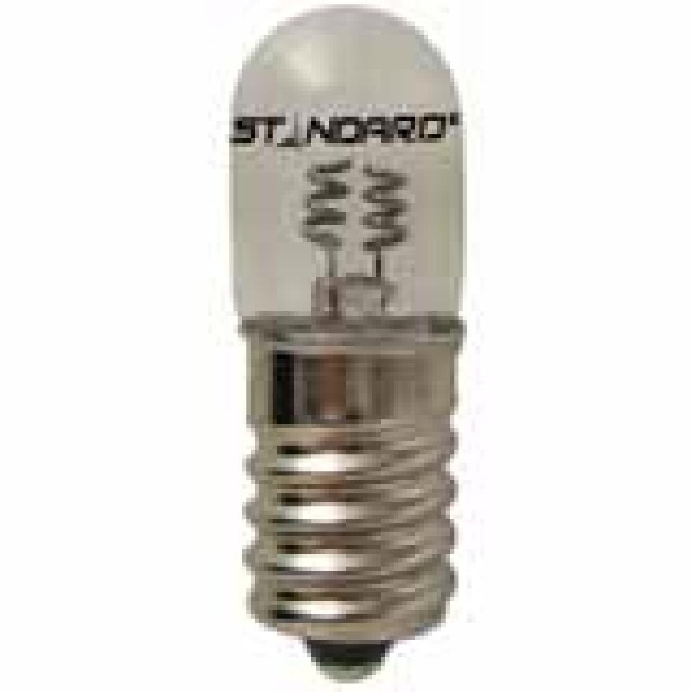 MINIATURE LAMP ANSI:B7A T-4.5 105-125V 2A 0.25W E12 CLEAR STD