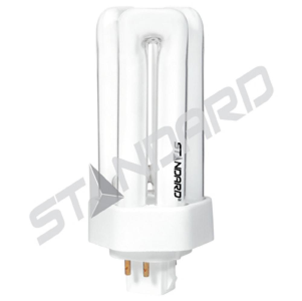 CFL PLUG-IN TRIPLE TWIN TUBE 4-PIN GX24q-2 18W 3000K 1200LM STD