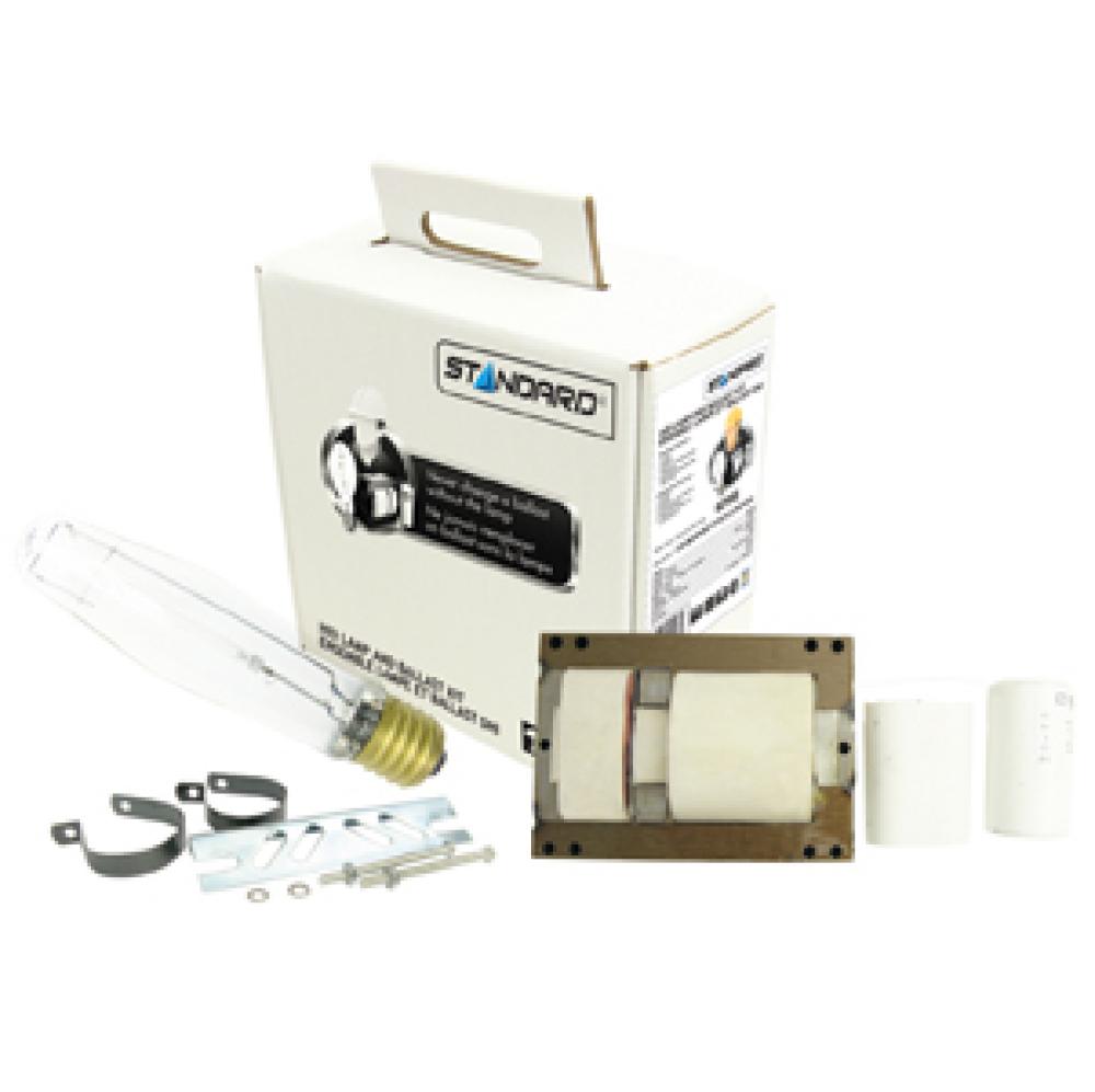 LAMP+BALLAST KIT HIGH PRESSURE SODIUM 250W S50 - LAMP:ET18 E39 CLEAR OPEN