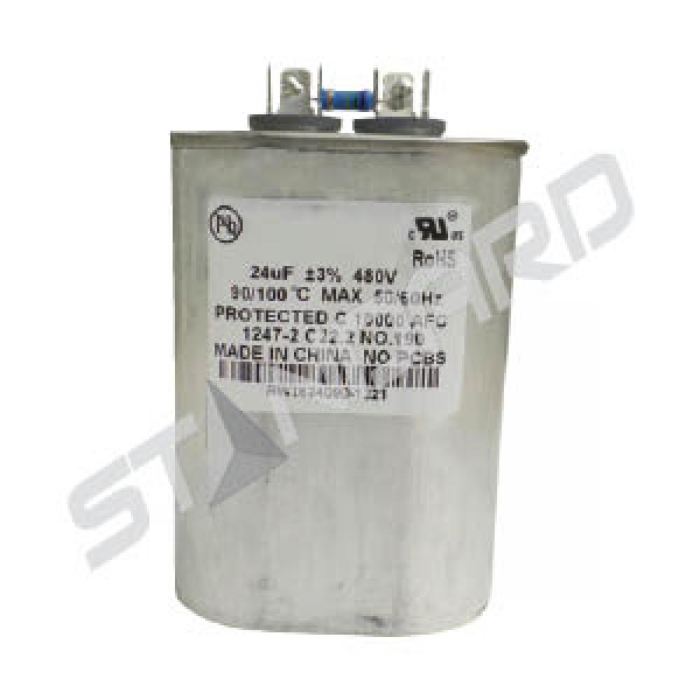 CAPACITOR FOR METAL HALIDE 24MF 480VAC OIL FILLED STD