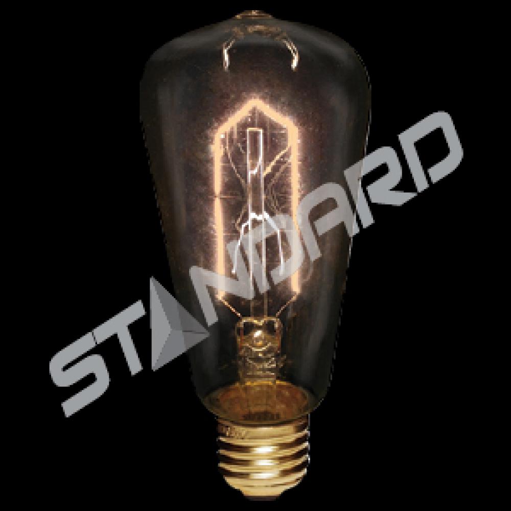 INCANDESCENT VICTORIAN STYLE SINGLE LOOP 60W S60 E26 120V CLEAR STD