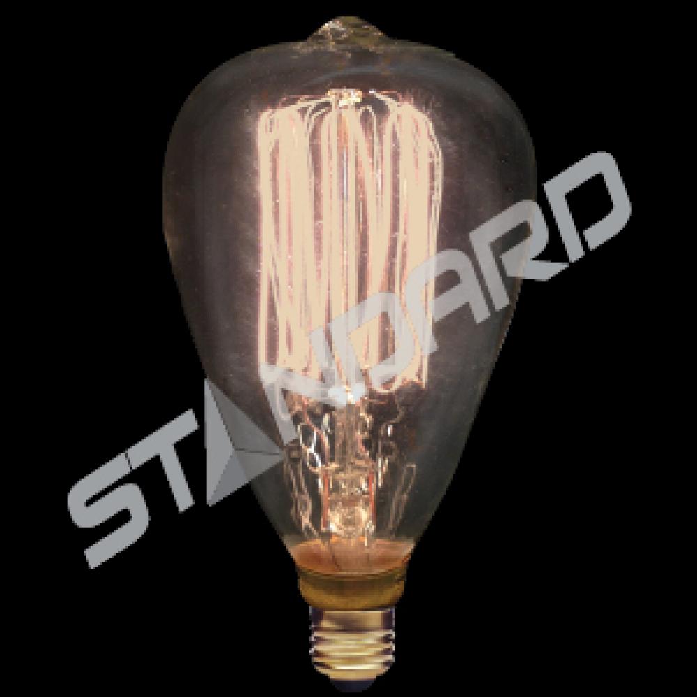 INCANDESCENT VICTORIAN STYLE SQUIRREL CAGE 40W S14 E12 120V CLEAR STD