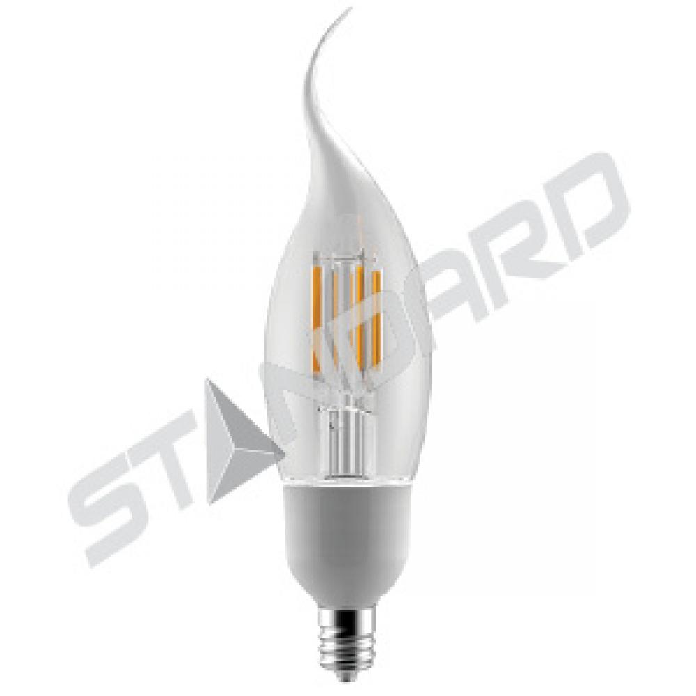 LED Filament Lamp B11 E12 Base 5W 120V 27K Dim Standard