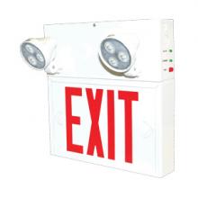 Stanpro (Standard Products Inc.) SPEXS-2L - EXIT COMBO STEEL 6V 36W WITH 2 PAR18 2W LED HEADS WHITE UNIVERSAL MOUNT 120/347V INPUT