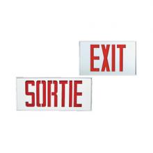 Stanpro (Standard Products Inc.) SLEXXC2WH/IB - EXIT SIGN EXTRUDED ALUMINUM DOUBLE FACE SELF POWERED 90 MIN 120/347V INP UT WHITE