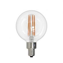 Stanpro (Standard Products Inc.) 68944 - LED Filament Lamp G16.5 S4 E12 Base 5W 320° 120V 40K Clear Vertical Dim 500LM Standard