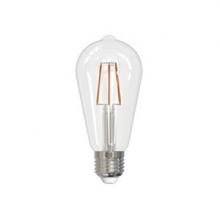 Stanpro (Standard Products Inc.) 67750 - LED Filament Lamp ST19 E26 Base 4.5W 120V 27K 450LM Clear Oblique Dim St andard DESIGN