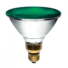 Stanpro (Standard Products Inc.) 51182 - HALOGEN PAR38 90W 130V E26skt. 30DEG FLOOD GREEN LENS STD