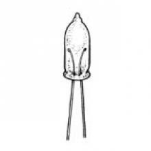 Stanpro (Standard Products Inc.) 50908 - MINIATURE LAMP ANSI:A1A T-2 125V 0.3A WIRE TERMINAL CLEAR STD