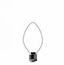 Stanpro (Standard Products Inc.) 22003 - INCANDESCENT CHRISTMAS LAMPS 7W C9.25 E17 120V CLEAR STD