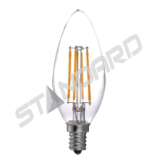 Stanpro (Standard Products Inc.) 65834 - LED/B11/S2/4.8W/30K/E12/V/FIL/STD