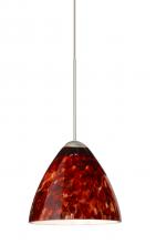  RXP-177941-SN - Besa Pendant Mia Satin Nickel Garnet 1x50W Halogen