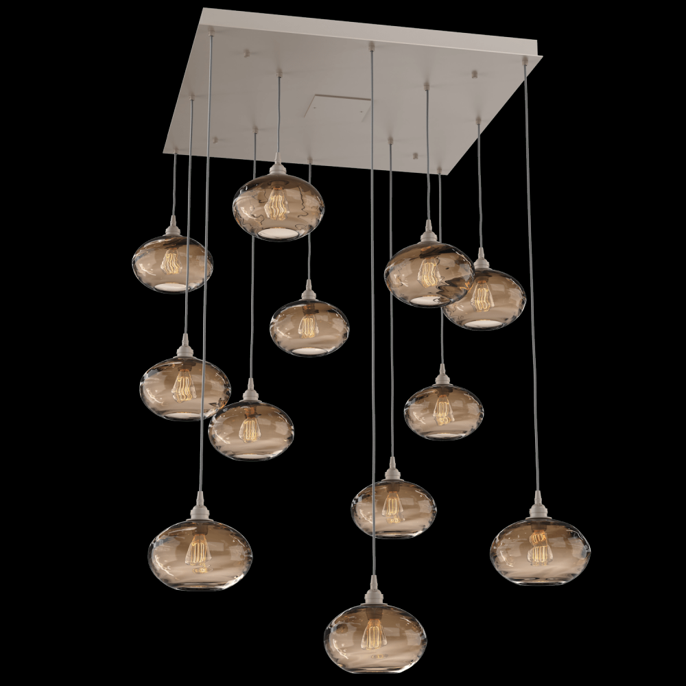 Coppa Square 12pc Multi-Pendant