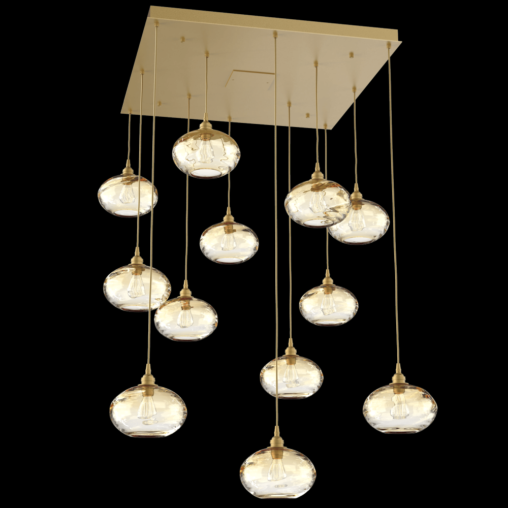 Coppa Square 12pc Multi-Pendant