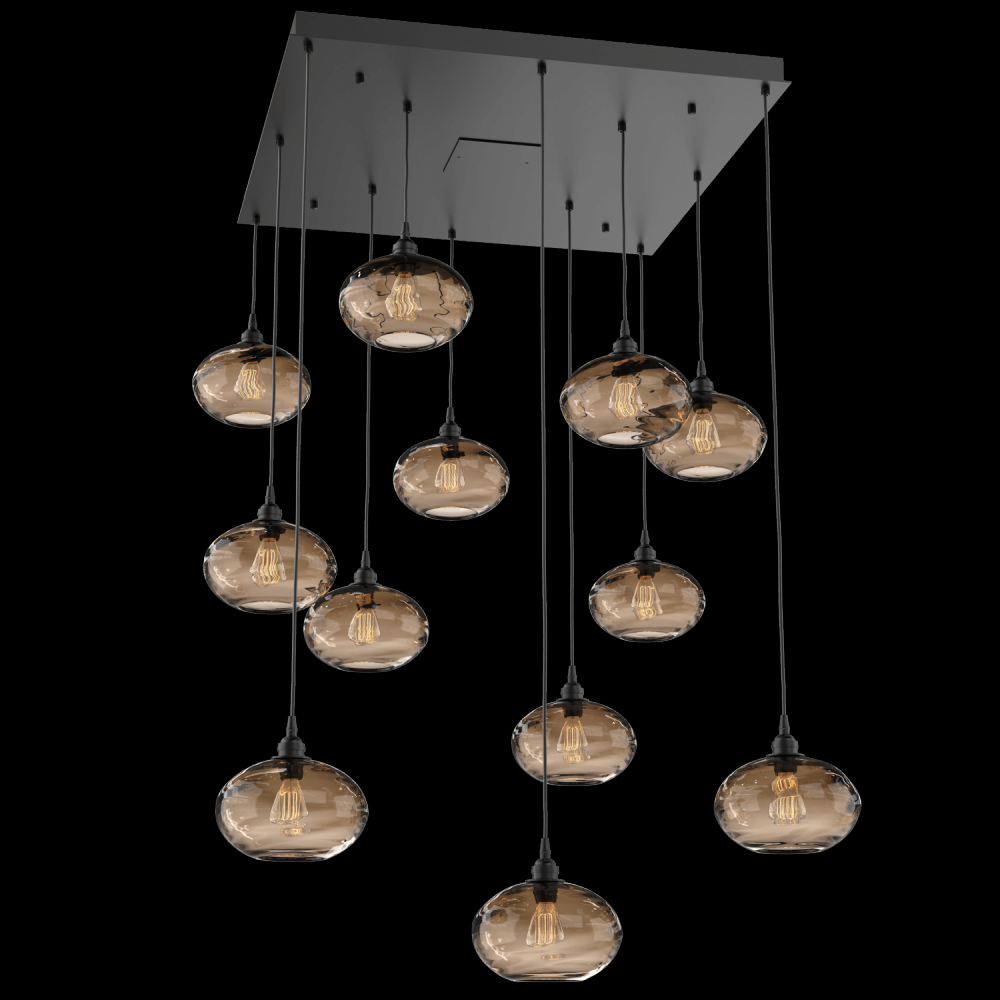 Coppa Square 12pc Multi-Pendant