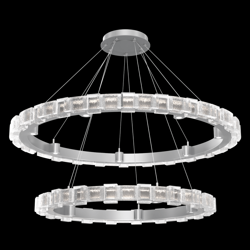 Tessera 38" & 50" Two-Tier Ring-Classic Silver