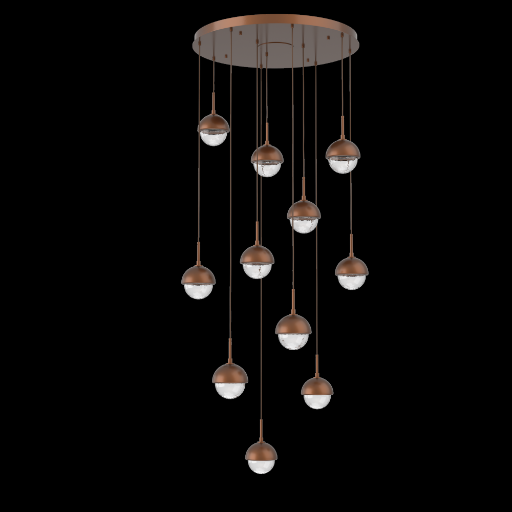 Cabochon Round Pendant Chandelier