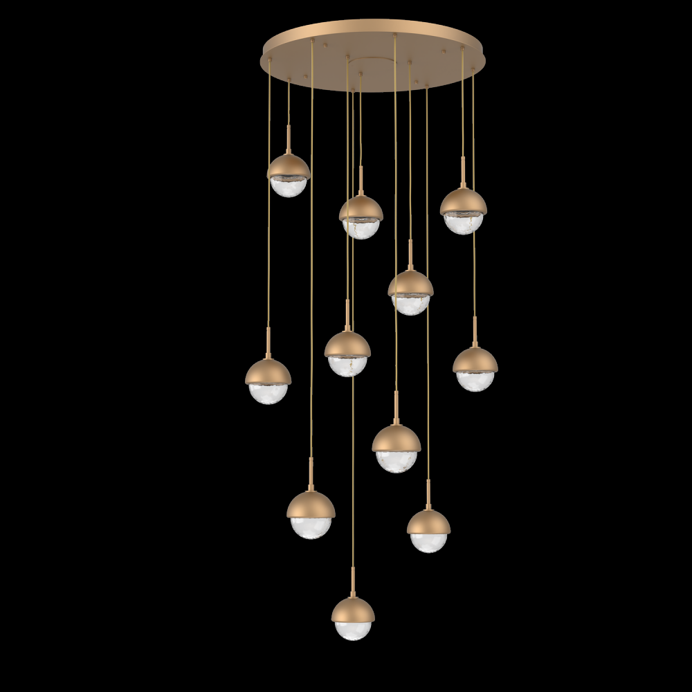 Cabochon Round Pendant Chandelier