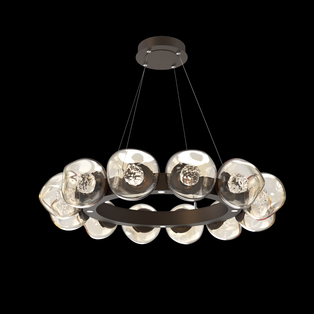 Luna Radial Ring Chandelier