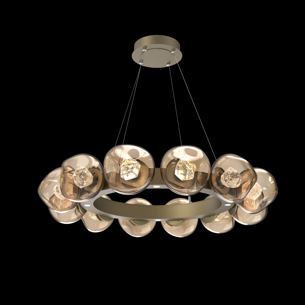 Luna Radial Ring Chandelier