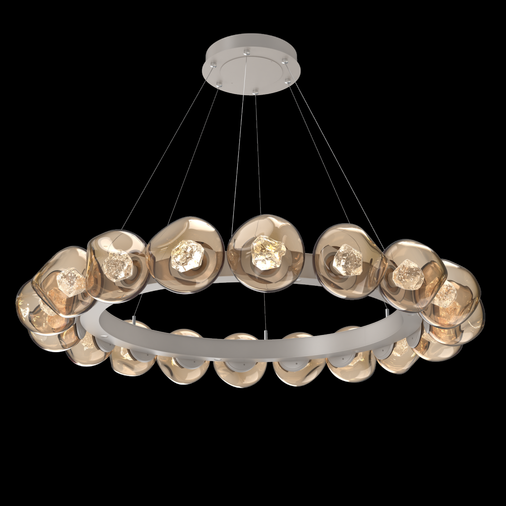 Luna Radial Ring Chandelier